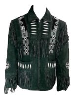 Mens Western Fringe Jacket 