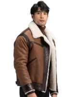 Sheepskin Leather Jacket - thecreativeleather.com