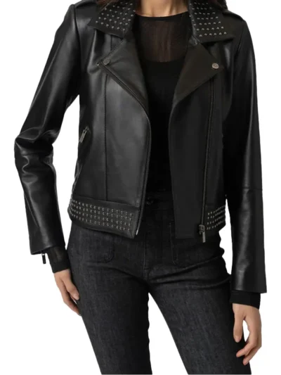 BLACK STUDDED BIKER JACKET (3)