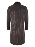 Beautiful Men’s Knee Length coat Cow Skipper Leather (3)