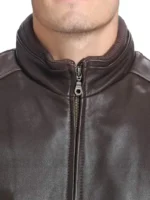 Lambskin Leather Bomber Jacket for Men (1)