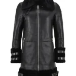 Black Louane Sheepskin Coat