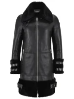 Black Louane Sheepskin Coat