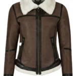 Classic B3 Brown Sheepskin Leather Jacket