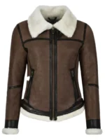 Classic B3 Brown Sheepskin Leather Jacket