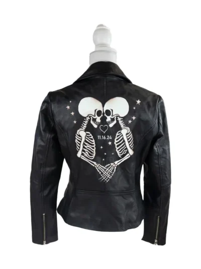 Custom Embroidery Leather Jacket (1)
