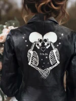 Custom Embroidery Leather Jacket (2)