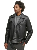 Finn Leather Rider Jacket with Thinsulate™ Lining (2)