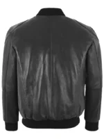 Gerard 7952 Retro-Style Black Flight Bomber Leather Jacket for Men (2)