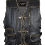 Handmade Mens Genuine Leather Biker Vest