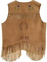 Ladies Embroidered Leather Vests (3)