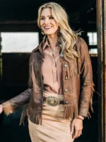 Lea Fringe Leather Jacket