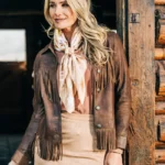 Lea Fringe Leather Jacket - thecreativeleahter.com