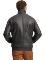 Leather Bomber Jacket with Thinsulate™ Lining (3)
