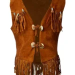 Leather Fringe Vest
