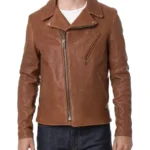 Men Leather Biker Jacket - the creative leather