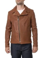 Men Leather Biker Jacket - the creative leather