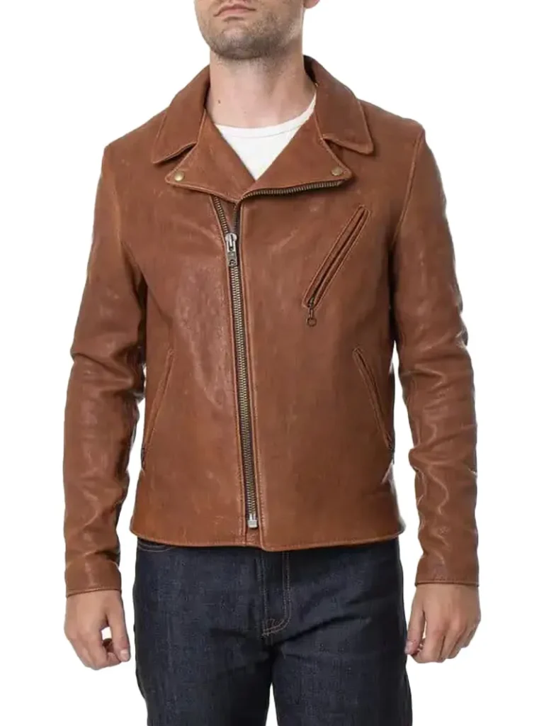 Men Leather Biker Jacket - the creative leather
