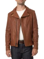 Men Premium Leather Biker Jacket (2)