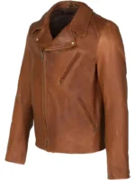 Men Premium Leather Biker Jacket (4)