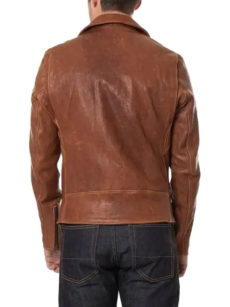 Men Premium Leather Biker Jacket (5)