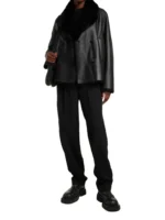Mens Aviator Shearling Jacket