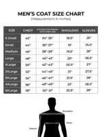 Mens Coat size chart