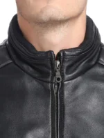 Men's Lambskin Leather City Bomber Jacket