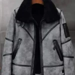 Mens Real Leather Pilot Aviator Fashion Jacket - the creative leather