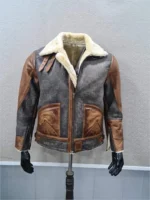 Shearling Flight Pilot Bomber Jacket