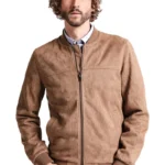 Suede Bomber Jacket - Suede Leather Jacket