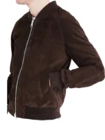 Mens suede bomber jacket - Custom Suede Bomber Jacket