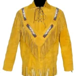 Mens Fringe Leather Jacket