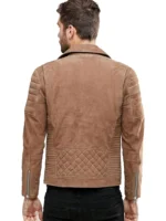Men's Suede Motorbike Jacket (4)