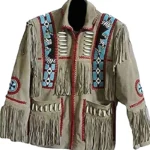 Genuine Fringe Leather Jacket - creative leather