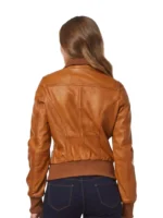 Women Casual Lambskin Leather Jacket