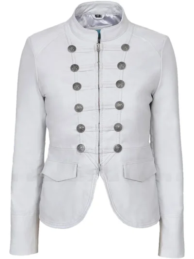 Real Leather Jacket Real Napa Victory Military Parade Style 8976