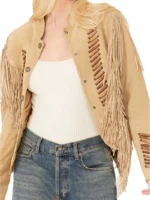 SCULLY WOMEN’S BEADED AND LACE FRINGE JACKET (2)