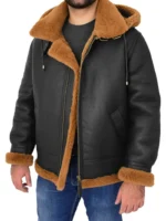Shearling Bomber Jacket for Men – B3 Style (2)