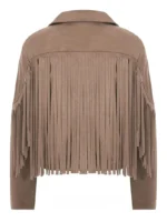 Suede Women’s Biker Jacket Vintage Cropped Leather (1)