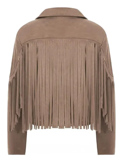 Suede Women’s Biker Jacket Vintage Cropped Leather (1)