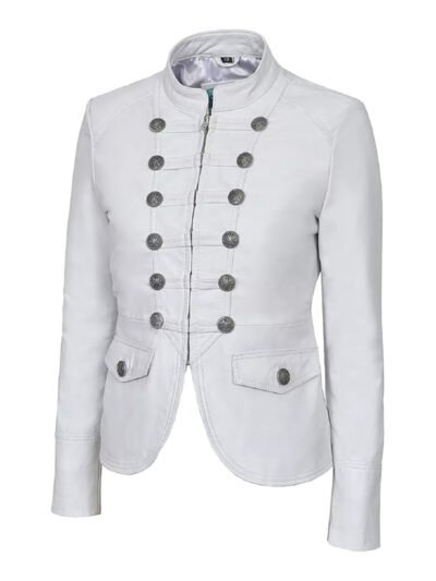 Real Leather Jacket Real Napa Victory Military Parade Style 8976