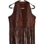 Vintage Brown 100% Genuine Leather Vest