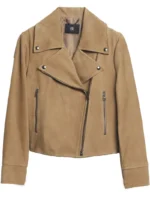WOMEN SUEDE MOTO JACKET