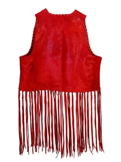 Women Vintage 100% Genuine Leather Vest (2)