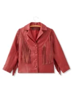 Women's Fringe Leather Jacket