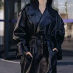 Leather Trench Coat For Women