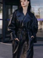 Leather Trench Coat For Women