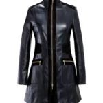 Black Long Trench Coat For Women 