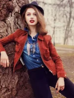 Women’s Suede Leather Jacket (3)